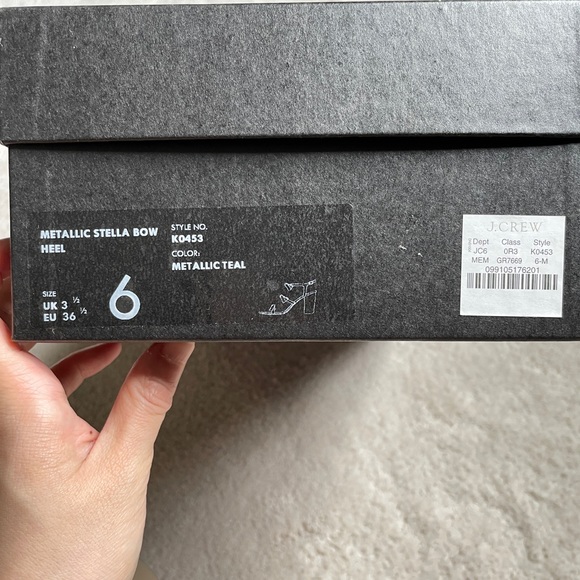 NIB J.crew stella bow heel size 6 made in Italy - Picture 12 of 12
